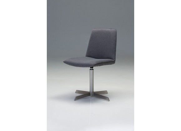 Thompson Swivel Lounge Chair - Dark Grey - Angled