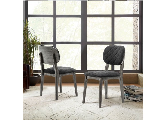 Katelyn Midnight Open Back Dining Chair - Set of 2  - Lifestyle