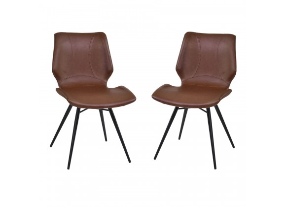 Zurich Dining Chair in Vintage Coffee - Set of 2