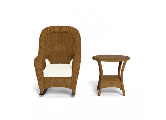Tortuga Outdoor Sea Pines Rocker & Table Bundle- Mojave Front