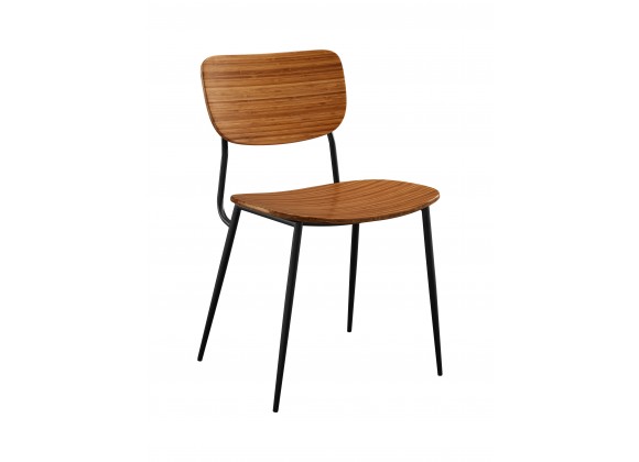 Greenington Soho Chair Amber - Set of Two - Front Side Angle