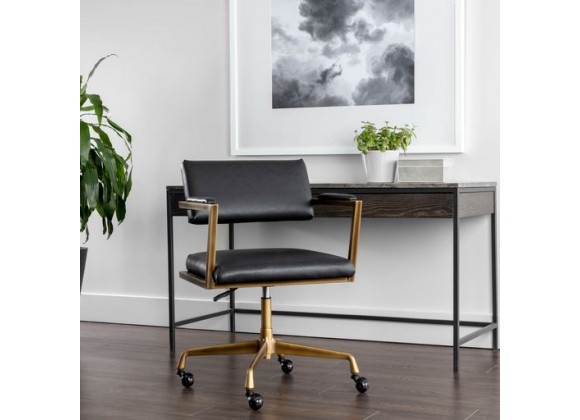 Sunpan Ventouz Office Chair - Vintage Black - Lifestyle