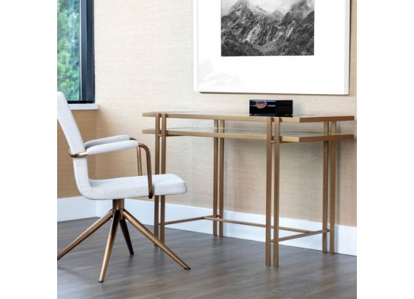 Sunpan Lizette Desk - Lifestyle