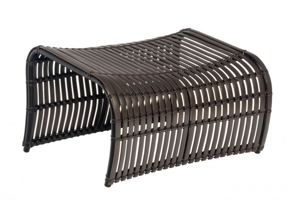 Woodard Loft Ottoman - Angled