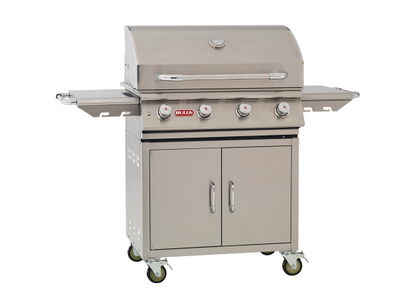 Bull BBQ Lonestar "Select" Complete Cart LP - Front and Closed