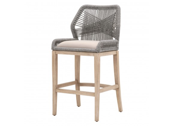 Essentials For Living Loom Barstool - Front Side Angle
