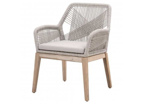Essentials For Living Loom Outdoor Arm Chair - Angled