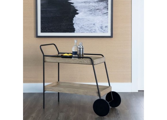 Sunpan Spruce Bar Cart - Lifestyle