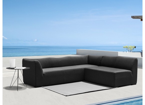 Whiteline Modern Living Harmony Indoor / Outdoor Love Seat