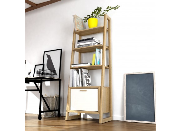 Anderson Teak Kathy Ladder Shelf Bookcase - Lifestyle