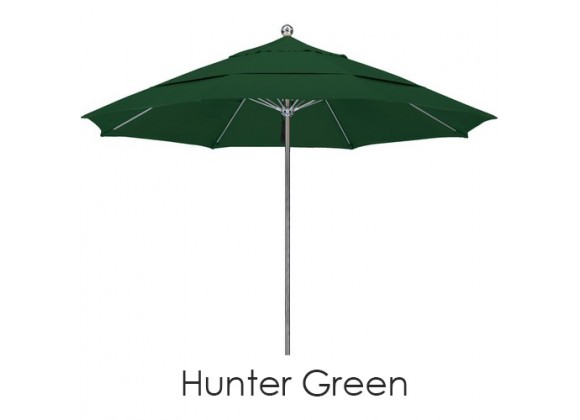 California Umbrella 11'S Steel SinglePole FGlass Ribs M Umbrella DV Anodized - Olefin