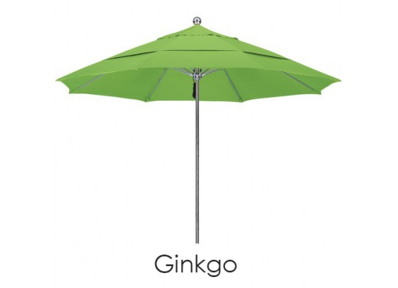 California Umbrella 11'S Steel SinglePole FGlass Ribs M Umbrella DV Anodized - Pacifica