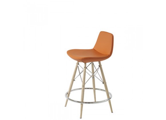 Mobili Modern Lyra Dowel PPM Counter Stool