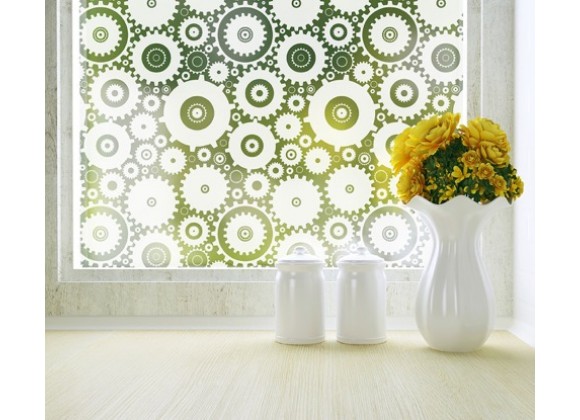 Odhams Press Sprockets Privacy Adhesive Window Film