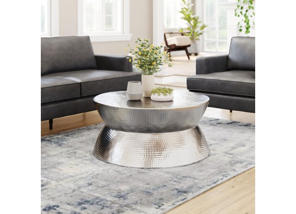 Madryn Coffee Table Silver - Lifestyle 1