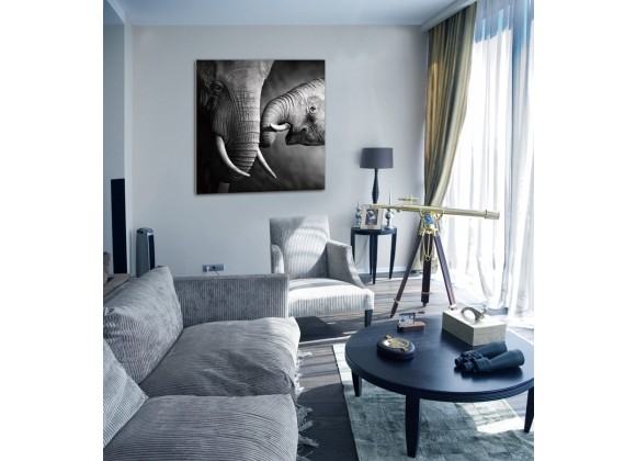 J&M Furniture Acrylic Wall Art Mama Elephant | SB-61166