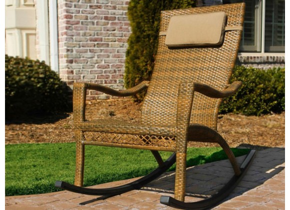 Tortuga Outdoor Maracay Rocking Chair With Head Cushion