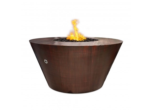 The Outdoor Plus Martillo Round Copper Fire Pit 