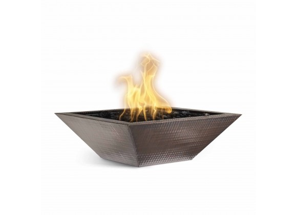 The Outdoor Plus Maya Hammered Copper Fire Bowl