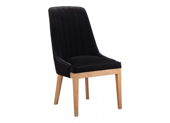 Moe's Home Collection Mia Dining Chair - Set of 2 - Black - Perspective