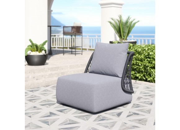Mekan Accent Chair in Gray- Lifestyle 1