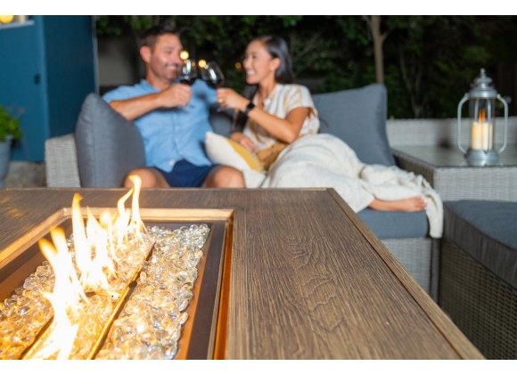 Tortuga Outdoor Fire Table Lifestyle
