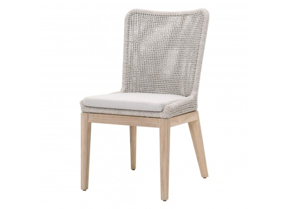 Essentials For Living Mesh Outdoor Dining Chair - Set of Two - Front Side Angle