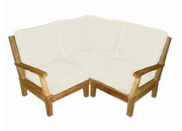 Royal Teak Miami Sectional Base Module Frame Only