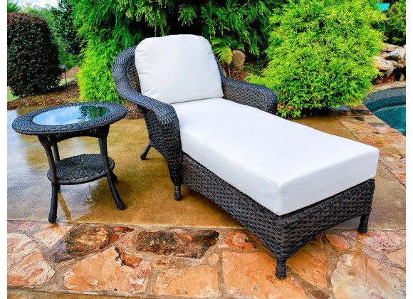 Tortuga Outdoor Sea Pines Chaise Lounge Java