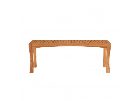 Greenington Newport Outdoor Bench - Front Angle