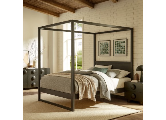 Modway Alva King Wood Canopy Platform Bed 12