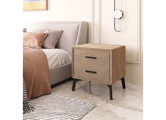 Montana Side Table Brown - Lifestyle