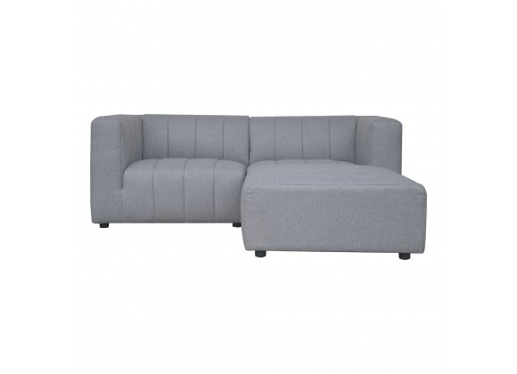 Moe's Home Collection Lyric Nook Modular Sectional Grey - Front Angle