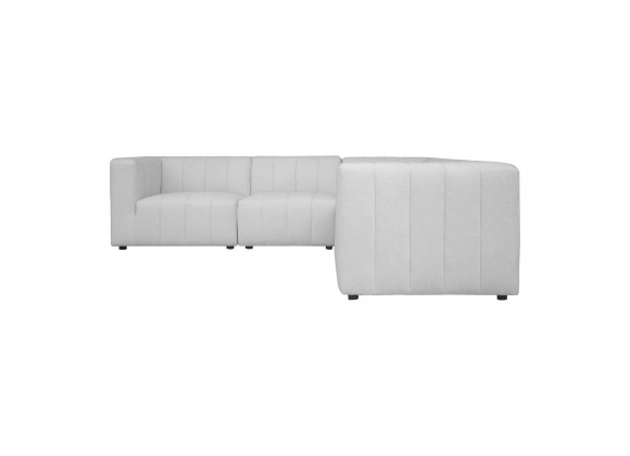 Moe's Home Collection Lyric Classic L Modular Sectional Oatmeal - Front Angle