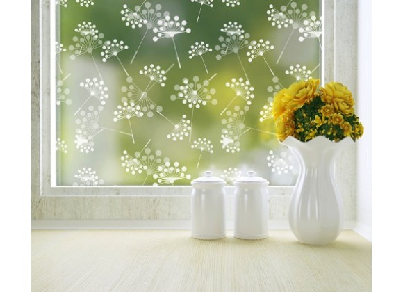 Odhams Press Dandelion Privacy Adhesive Window Film