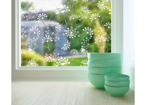 Odhams Press Dandelion Sheer Adhesive Window Film