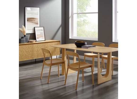 Greenington Hanna Chair Bamboo Seat, Wheat - Set of Two - Lifestyle