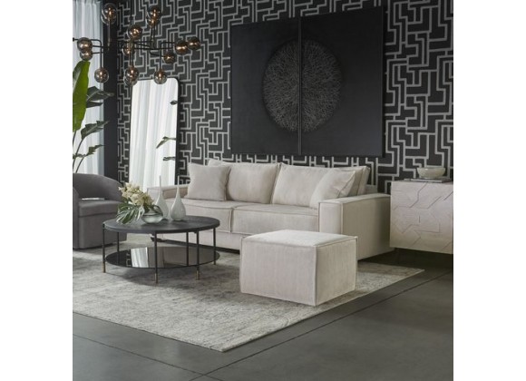 Sunpan Zagora Loom-Knotted Grey in 6' X 9' / 8' X 10' / 9' X 12' / 10' X 14' - Lifestyle