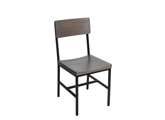 Memphis Side Chair With Gray Ash Back