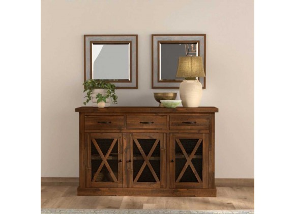 Newberry Sideboard in Medium Brown - Lifestyle