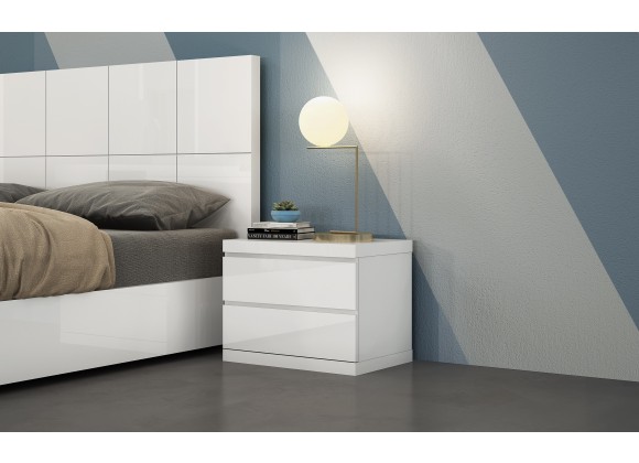 Whiteline Modern Living Anna Night Stand - Small - Lifestyle