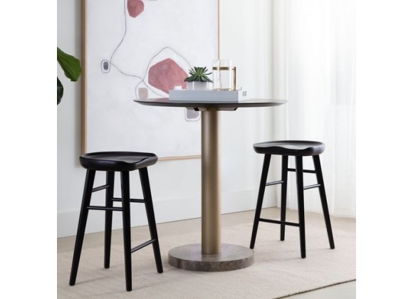 Sunpan Dominic Counter Stool in Black - Lifestyle