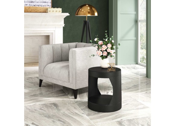 Nuuk Side Table Black - Lifestyle 