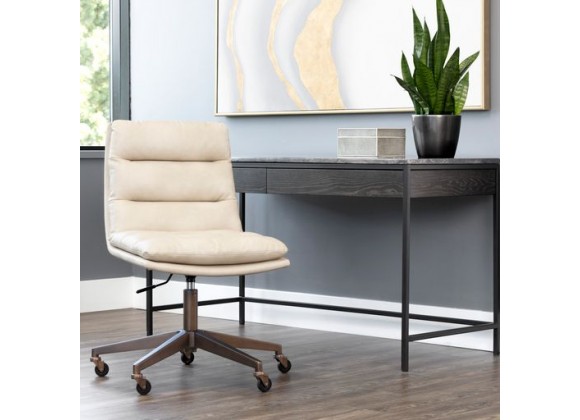 Black and brass office chair best sale
