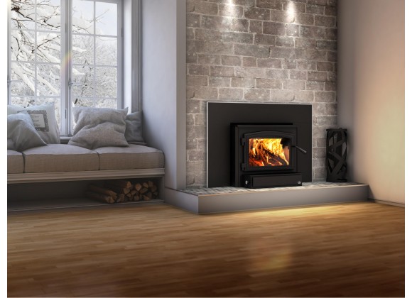 Osburn Stoves 2000 Wood Insert with Heat Activated Variable Speed Blower - Lifestyle 1
