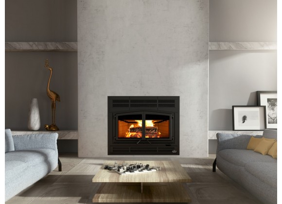 Osburn Stoves Horizon Fireplace w/ Heat Activated Variable Speed Blower - Lifestyle 