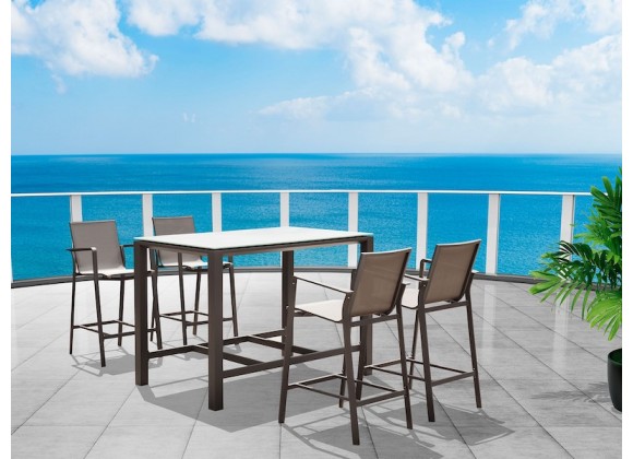 Whiteline Modern Living Vargas Outdoor Bar Table
