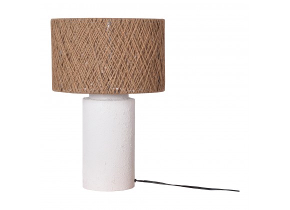 Moe's Home Collection Aine Table Lamp - Natural - Front Angle