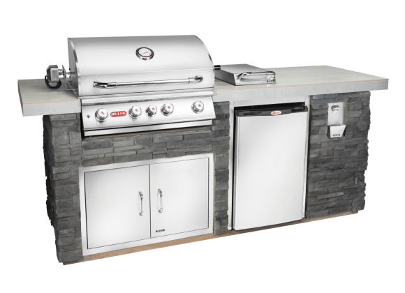 Bull BBQ Outdoor Kitchen - Angled View 