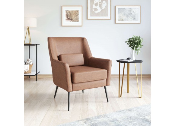 Zuo Modern Ontario Accent Chair Vintage Brown - Lifestyle